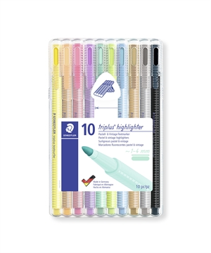 Staedtler Markere Textsurfer Triplus pastel set (10)